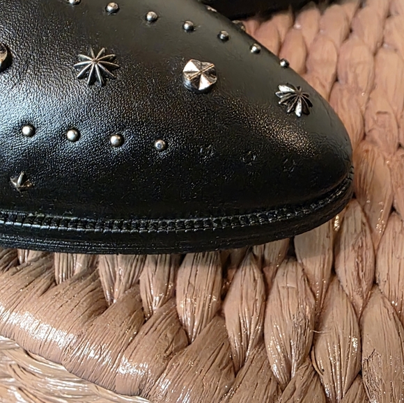 Sam Edelman Black Studded Ankle Boots - Picture 13 of 13